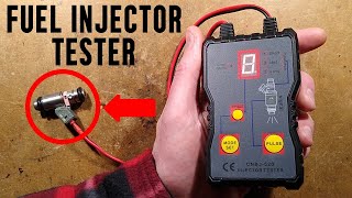 Inside a fuel injector tester with schematic [upl. by Rabkin441]