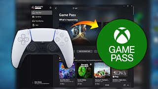 How To Use PS4PS5 Controller On Xbox Game Pass PC 2024 [upl. by Ylek847]