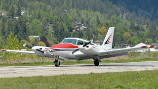 Piper PA30 Twin Comanche Landing [upl. by Ripleigh670]