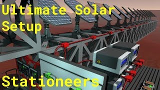 Stationeers Tutorial Ultimate Solar Setup [upl. by Sairtemed]