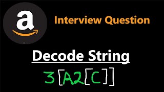 Decode String  Leetcode 394  Python [upl. by Iggem]