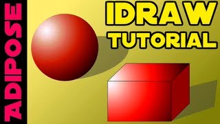 iDraw Tutorial 3  Gradients 3D objects Node Selection [upl. by Adnavoj]