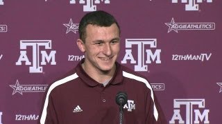 Johnny Manziel Press Conference [upl. by Tamma]