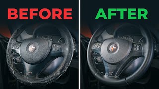 How to restore a steering wheel  AUTODOC tips [upl. by Trebor]