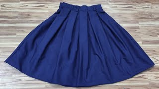 School uniform skirt cutting and stitching [upl. by Cloe422]