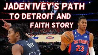 Jaden Iveys Path To Detroit And Faith Story [upl. by Misa]