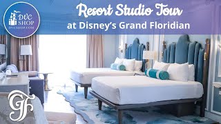 Resort Studio Tour at Disneys Grand Floridian Resort amp Spa Theme Park View [upl. by Aehsrop]