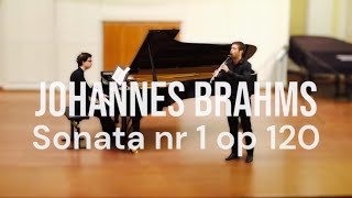 BRAHMS Clarinet Sonata no 1 in F minor Op 120  Pablo Barragán amp Federico Bosco [upl. by Aloibaf]