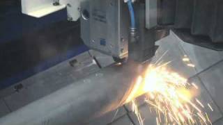 TRUMPF RotoLas option on Laser Cutting Machines [upl. by Lachish650]