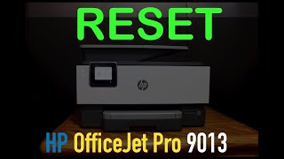 HP OfficeJet Pro 9013 Reset to Factory Default Setting review [upl. by Ynittirb]