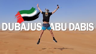 DUBAJUS ABU DABIS  KELIONĖ SAVARANKIŠKAI 🇦🇪 [upl. by Anselm517]