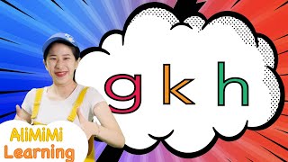 Learn Chinese Alphabet Part 3⎮Pinyin Initial Consonants 2021⎮gkh Song⎮gkh 歌⎮声母表⎮汉语拼音 声母歌 [upl. by Atonsah]