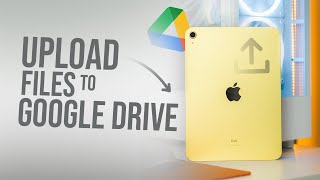 How to Upload File in Google Drive using iPad tutorial [upl. by Deloria]