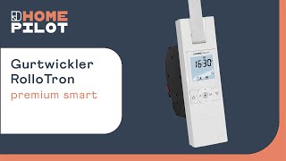 Gurtwickler RolloTron premium smart  per App bedienbar [upl. by Froma]