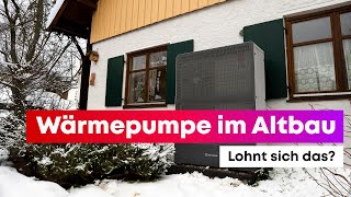 Wärmepumpe im Altbau Lohnt sich das [upl. by Atilrak873]