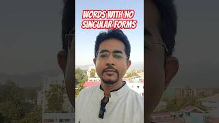 Words With No Singular Form ytshort shorts education english spokenenglishpracticeinbengali [upl. by Cilegna]