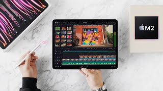 NEW M2 iPad Pro 2022 Unboxing amp Setup [upl. by Smada]