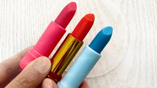 Lipstick Slime Coloring Slime with Lipsticks Makeup Slime ASMR [upl. by Kappenne]