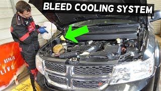 DODGE JOURNEY BLEED COOLING SYSTEM  HOW TO BLEED COOLING SYSTEM FIAT FREEMONT [upl. by Ahsenar]