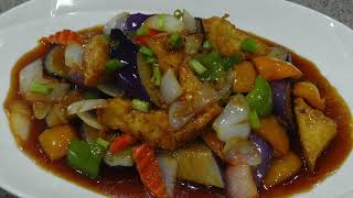 How to Make Eggplant Tofu Stir Fry  Chinese Restaurant Style [upl. by Kennet405]