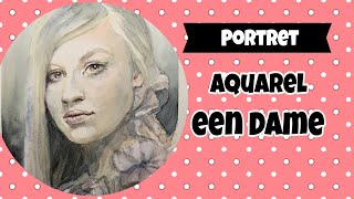 Hoe teken en schilder je met Aquarel potloden en verf [upl. by Einnos766]