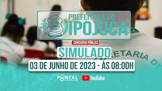 CONCURSO PREFEITURA DE IPOJUCA  CORREÇÃO DE SIMULADO [upl. by Ahsya]