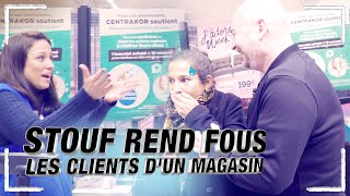 STOUF REND FOUS LES CLIENTS DUN MAGASIN  CAMERA CACHÉE [upl. by Malvino]