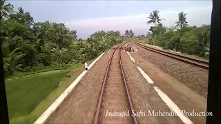 Backride Kereta Api Kamandaka Stasiun Purwokerto  Karangsari HD [upl. by Ahsilrae636]