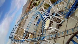 Hurricane front seat onride HD POV Western Playland [upl. by Nylorahs]