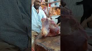 Excellent Giant Red OX amp Bone Cutting Skills By Professional Cutter Live In BD Beef Shop shorts [upl. by Korb]