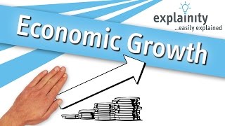 Economic Growth explained explainity® explainer video [upl. by Essile393]