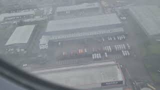 landing in Glasgow airport 635 am [upl. by Eadrahs]