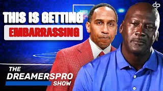 NBA Legend Tries To Troll Michael Jordan In Front Of Stephen A Smith And Miserably Fails [upl. by Celka111]