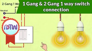 Two Way Switching Explained  How to wire 2 way light switch [upl. by Oiralih]