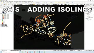 QGIS  Quick Guide 07 Isoline  Isotherm Maps [upl. by Colston914]