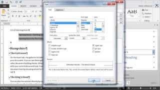 Using TC and TOC fields in MS Word 2007 2010 and 2013 [upl. by Enirod]