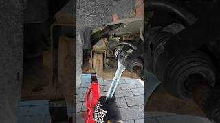 Steering inner tie rod replacement car repair tools [upl. by Lauber]