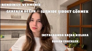 İlişkide şiddet ve aldatma hakkında düşüncelerim [upl. by Jer94]