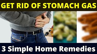 Get Rid of Stomach Gas Instantly  3 Simple Home Remedies  5 Minute Home Remedies [upl. by Attevroc]