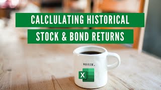 Calculating SampP 500 Returns Bond Returns and Treasury Bill Returns 19282019 in Excel [upl. by Sakram]