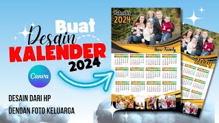 Cara Membuat KALENDER 2024 Di Canva  Tutorial Untuk Pemula [upl. by Faubert]