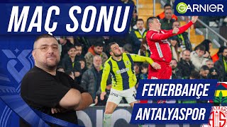 FenerbahçeAntalyaspor  Maç Sonu Değerlendirmesi [upl. by Natal]