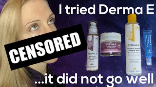 Derma E Review When Clean Skincare Goes Wrong [upl. by Rachael699]