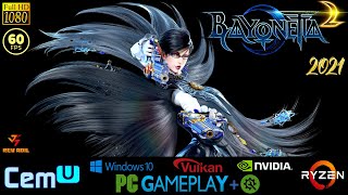 CEMU Bayonetta 2 PC Gameplay  Full Playable  WiiU Emulator  2021 Latest  1080p 60fps  Settings [upl. by Zelde]