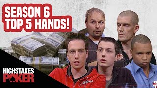 High Stakes Poker Best Poker Hands  Season 6 [upl. by Theodore]