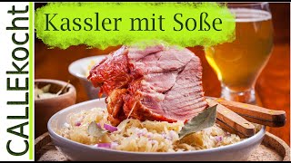 Ewig nicht mehr gegessen Lecker Kasslerbraten mit Soße Omas Rezept [upl. by Gitlow]