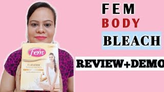 Fem Body Bleach  REVIEWDEMO  How to use Fem Bleach at home  BABITAS BEAUTY CORNER [upl. by Igig272]