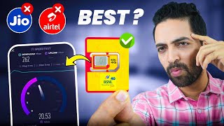 BSNL New 4G Sim Testing  Better Than Jio amp Airtel  My Experience😱 [upl. by Ybrad332]