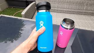 HYDRO FLASK Wide Mouth Bottles 2021 review [upl. by Idnahk]