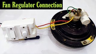 fan regulator connection kaise kare  Pankha ka regulator kaise lanaye  Electrical Yogi [upl. by Airoled]